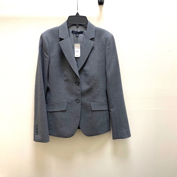NWT Brooks Brothers Women’s Jacket Blazer Gray Size 4 - Picture 1 of 16